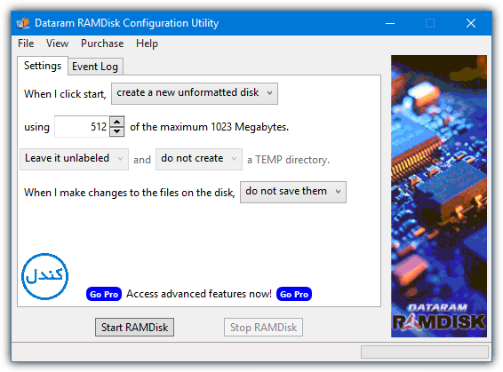 آموزش ساخت رم دیسک RAM Disk