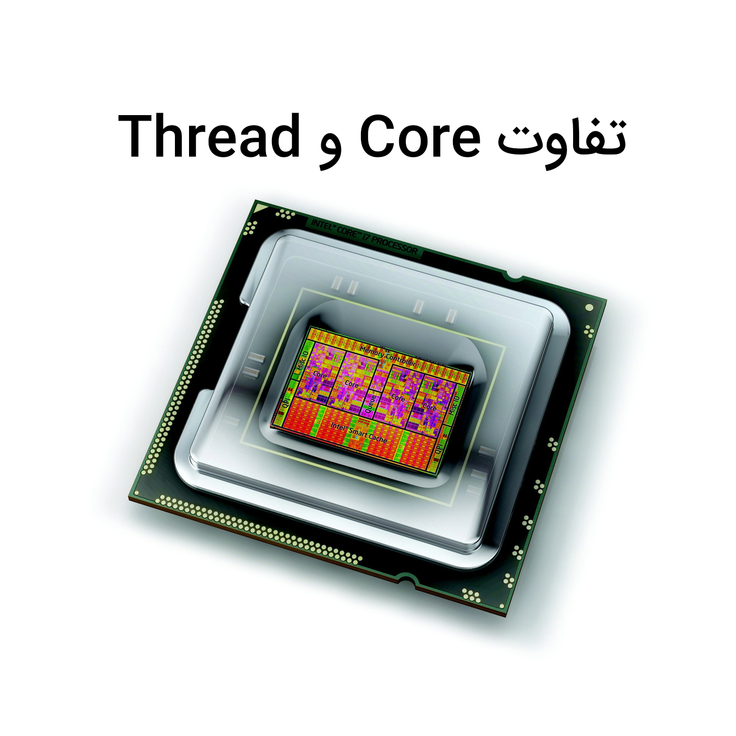 تفاوت Core و Thread