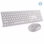 ماوس و کیبورد بی سیم سفید دل مدل KM5221W - Image 4